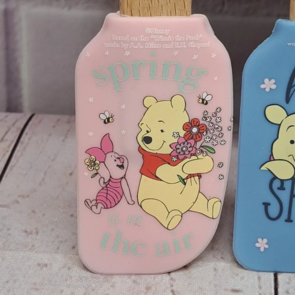 Disney Winnie The Pooh Graphics Spring 4pc‎ Mini Silcone Spatula Set